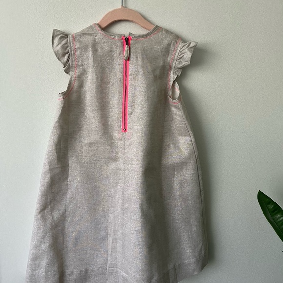 Egg Collective Shimmery Pleated Ruffled Sundress - Picture 3 of 3